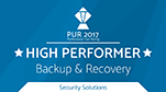 PUR Award 2017 - High Performer Backup Recovery