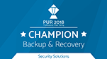 PUR Award 2018 - Champion Backup & Recovery